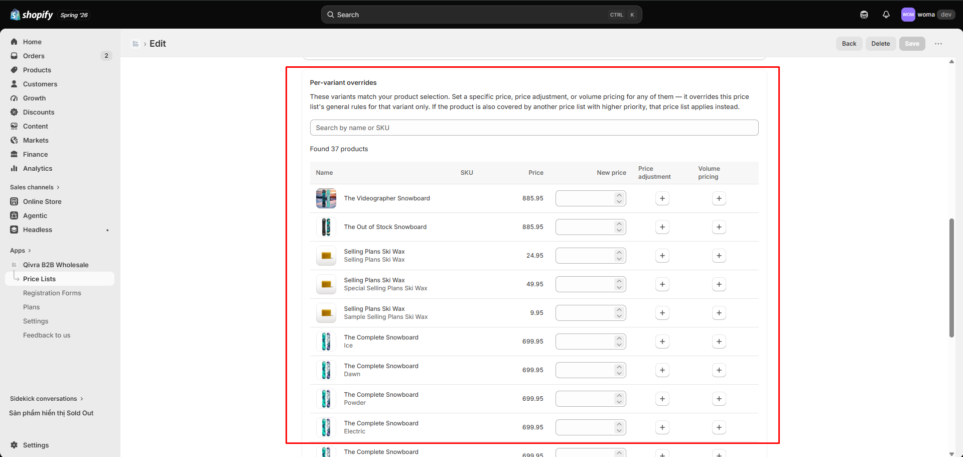 pricing-list