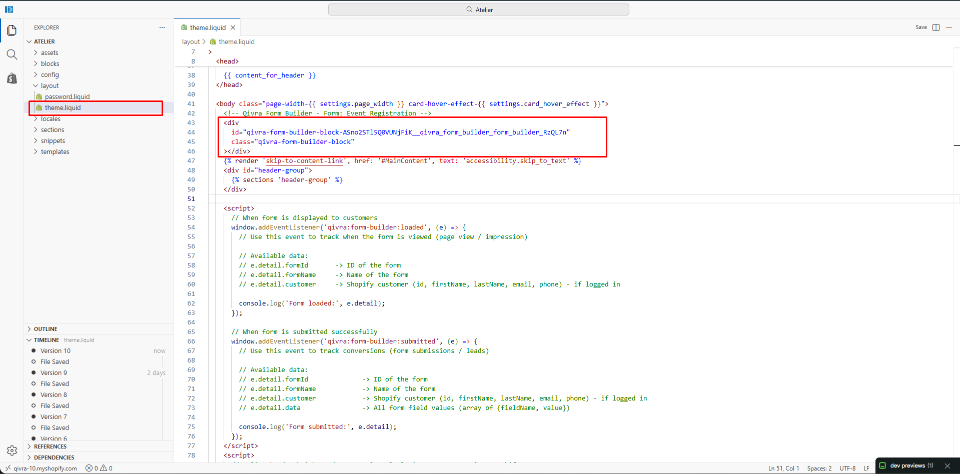 embed shortcode