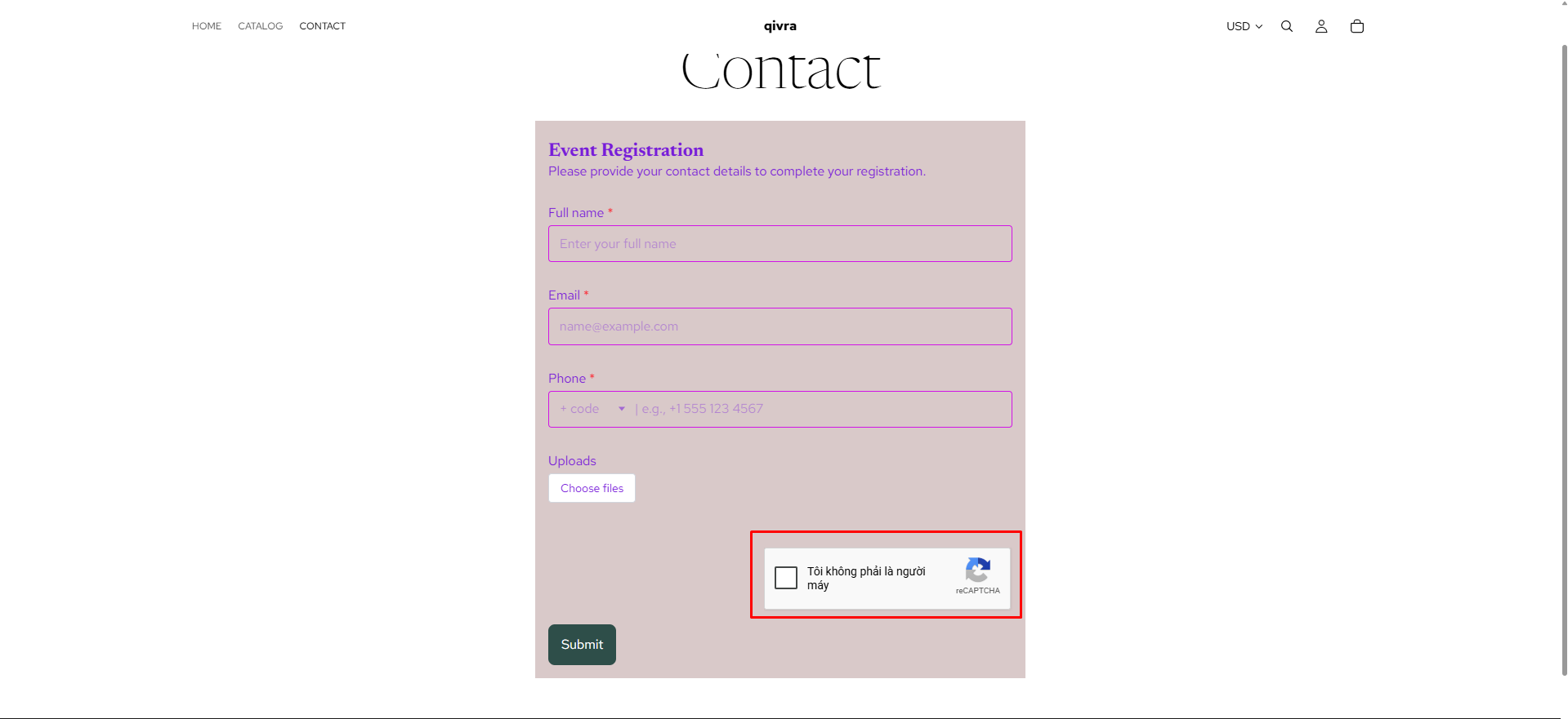 setup google reCAPTCHA