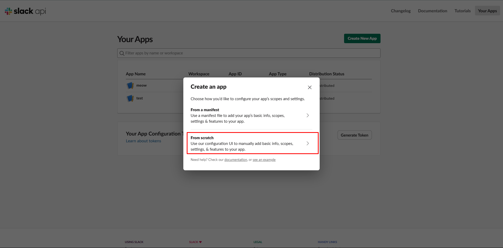 setup slack