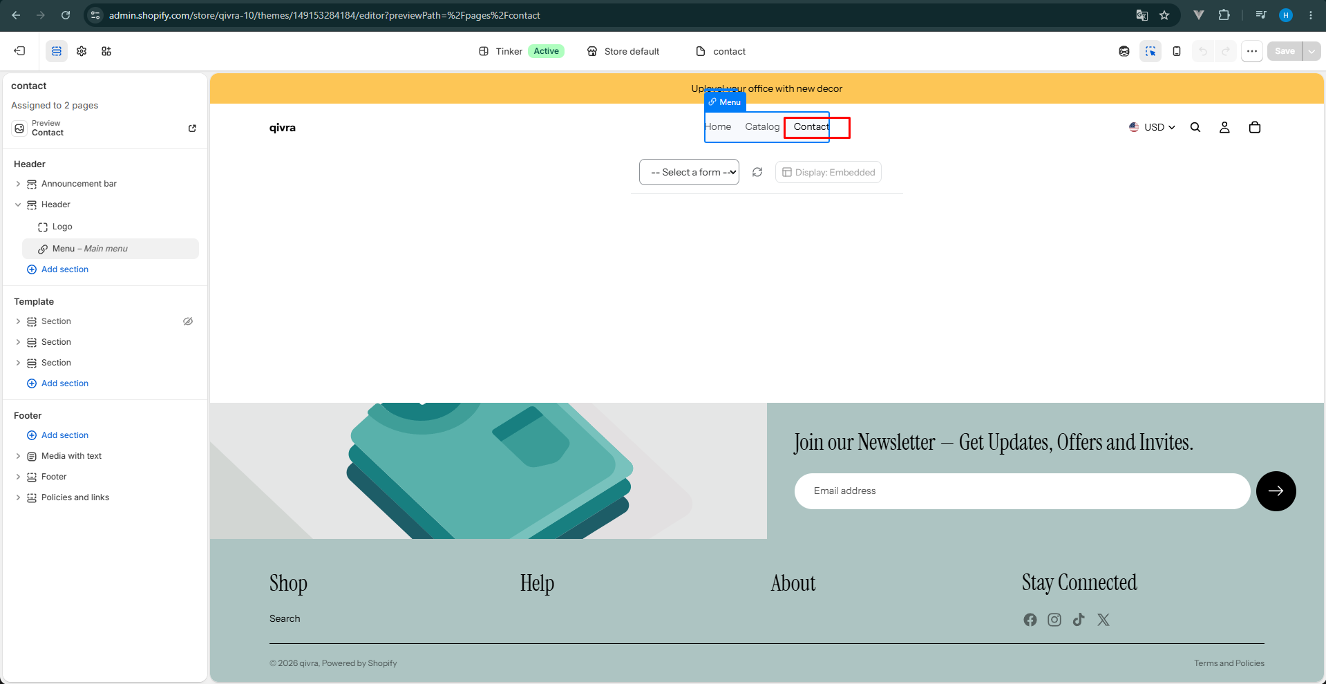 Create new form width AI