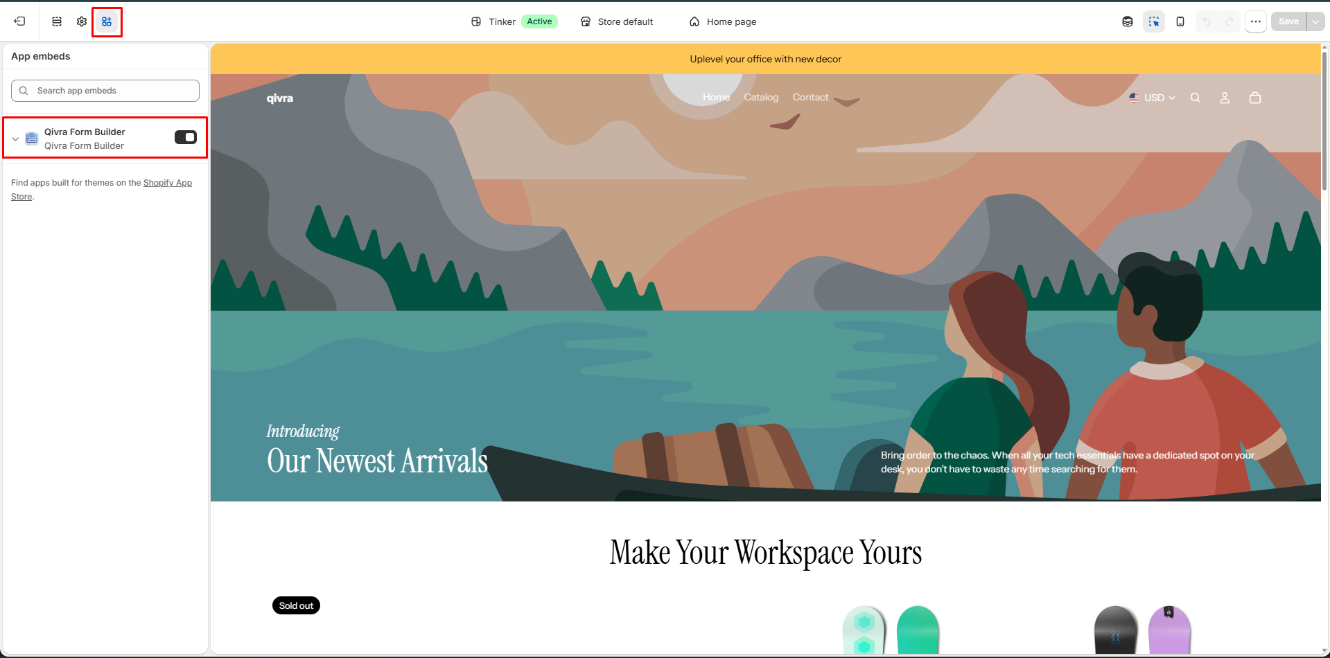 Create new form width AI